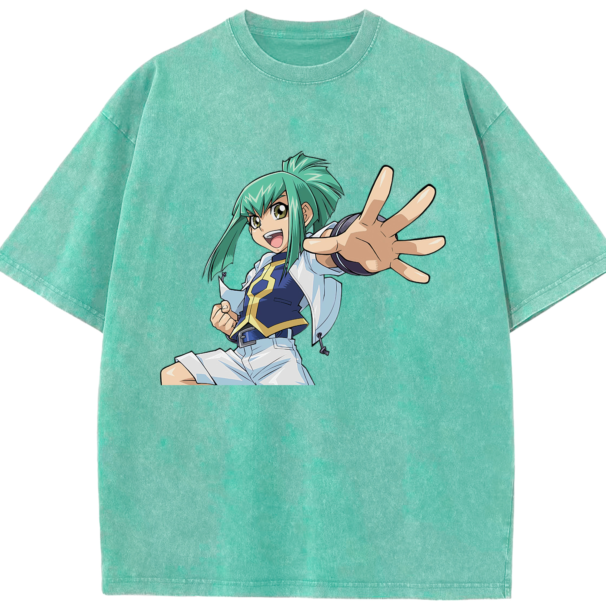 （画像用） 遊☆戯☆王 Yu-Gi-Oh! 綿100% ヴィンテージ風 半袖Tシャツ（フロントプリント）